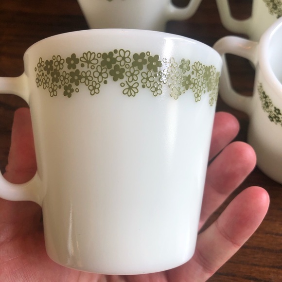 COPY - Vintage Pyrex No. 1410 Milk Glass ** set of 6 ** - Picture 2 of 5